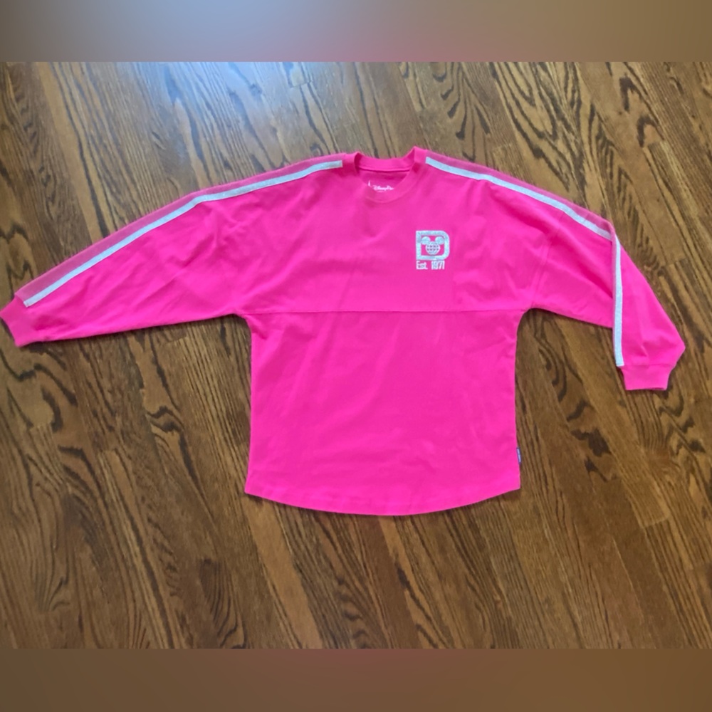Women’s Disney World Spirit jersey hot pink and silver size small